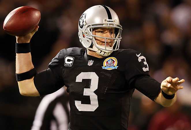Despite having an injury-ravaged receiving corps, Carson Palmer threw for 4,018 yards last season.